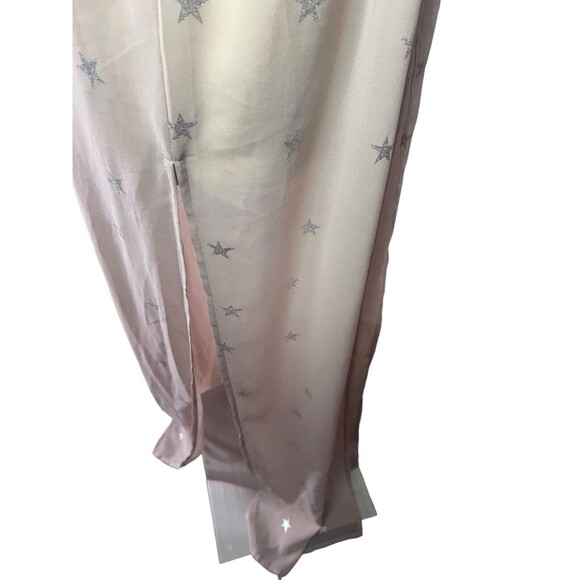 Nasty Gal Women's Glitter Star Rose Sheer NWOT Duster Bell Sleeve Festival - Picture 5 of 10
